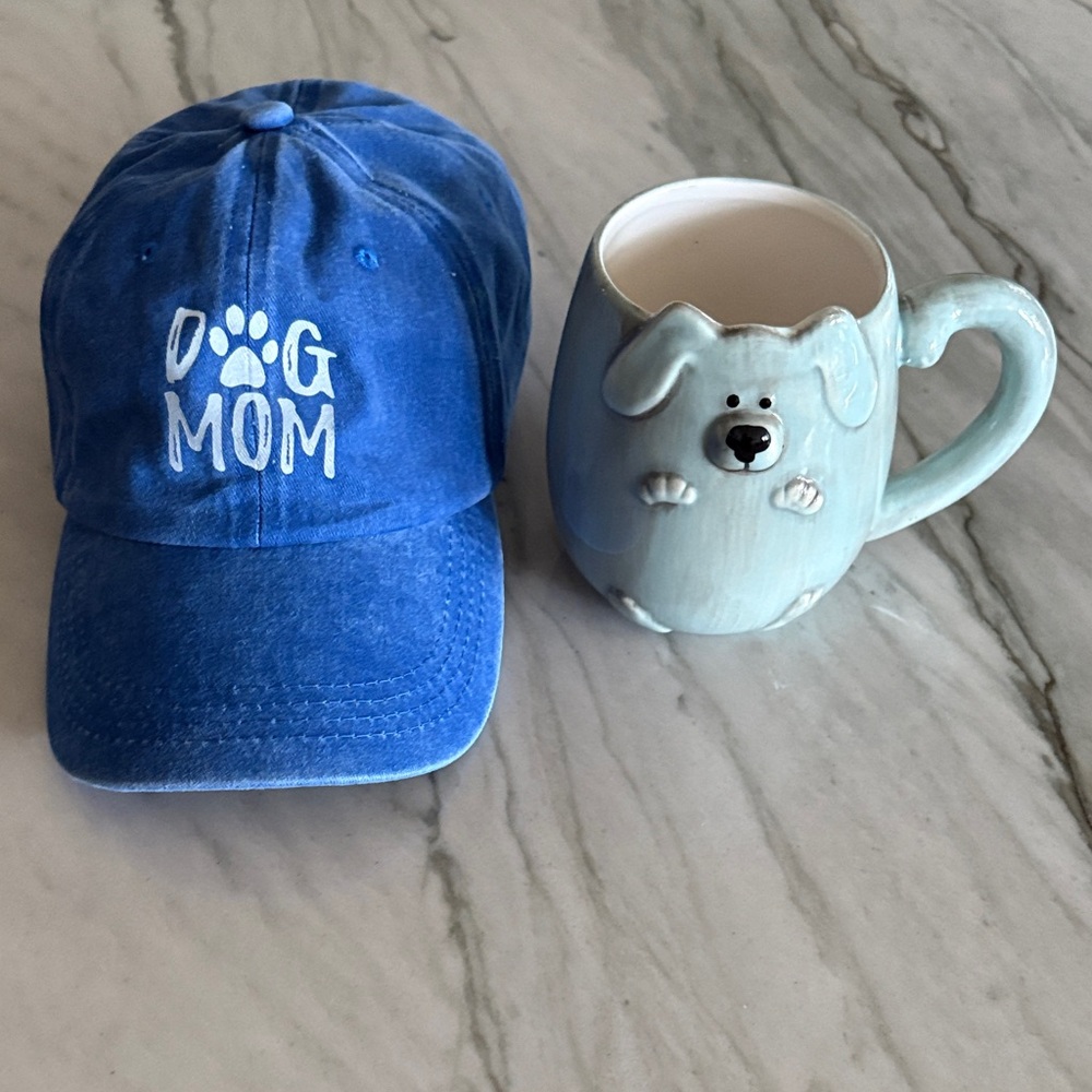 GANZ Coffee Mug / Blue Dog Mom Cap